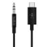 Фото #2 товара Аудио кабель Belkin RockStar™ 3.5mm с разъемом USB-C™ - USB C - Male - 3.5mm - Male - Черный