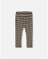 ფოტო #1 პროდუქტის Toddler Girls Treggings Plaid Black And Beige