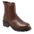 Фото #2 товара Softwalk Novato S2254-200 Womens Brown Leather Zipper Casual Dress Boots