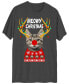 Фото #1 товара Hybrid Men's Meowy Christmas Short Sleeve T-shirt