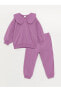 Фото #1 товара LCW baby Bebe Yaka Kız Bebek Sweatshirt ve Pantolon 2'li Takım