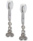 ფოტო #5 პროდუქტის Silver-Tone 4-Pc. Set Hoop & Drop Earrings