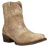 Фото #2 товара Roper Short Stuff Embroidery Snip Toe Cowboy Booties Womens Brown Casual Boots 0