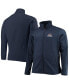 Фото #5 товара Men's Navy Chicago Bears Big and Tall Sonoma Softshell Full-Zip Jacket