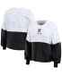 ფოტო #1 პროდუქტის Women's White, Black San Francisco Giants Color Block Script Pullover Sweater