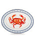 Фото #1 товара Crab House Enamelware Collection 16" x 12" Oval Platter