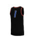 Фото #3 товара Men's #1 Black Boise State Broncos Replica Basketball Jersey