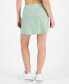 Women's Geo-Print Side-Slit Skort, Created for Macy's Ocean Sigh, XS - фото #3