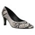 Фото #2 товара VANELi Ramses Snake Pointed Toe Pumps Womens Off White Dress Casual 307616