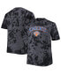 Фото #2 товара Men's Black New York Knicks Big and Tall Marble Dye Tonal Performance T-shirt