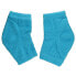 Fuzzy Gel Heel Socks, Fuzzy Blue, 1 Pair