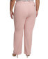 ფოტო #1 პროდუქტის Plus Size Lux Modern-Fit Pants