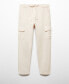 Фото #1 товара Men's Corduroy Slim-Fit Drawstring Pants