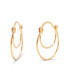 ფოტო #1 პროდუქტის "14k Gold" Catalina Hoop Earrings