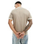 Farah clive t-shirt in beige