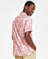 ფოტო #3 პროდუქტის Men's Medallion-Print Camp-Collar Resort Shirt, Created for Macy's