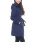 Фото #3 товара Women's Adley Water Resistant Hooded Trench Coat