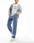 Calvin Klein Jeans 90's straight leg jeans in light blue wash Голубой, W34 - фото #1