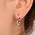 Single earrings "V" LPS02ARQ82