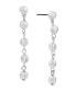 ფოტო #1 პროდუქტის Hammered Bead Linear Earrings