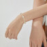 ფოტო #3 პროდუქტის 18K Gold Plated Mixed Large & Small Freshwater Pearl - Kylie Bracelet 9" For Women and Girls