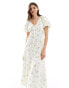 Фото #4 товара Nobody's Child Lennox broderie midaxi dress in white floral