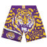 MITCHELL & NESS NCAA JUMBOTRON 2.0 SUBLIMATED SHORTS LSU TIGERS