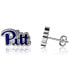 ფოტო #1 პროდუქტის Women's Pitt Panthers Enamel Post Earrings