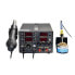 Фото #1 товара Soldering station hotair and tip-based + power supply 30V/5A Yihua 853D with fan in iron - 800W
