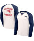 ფოტო #2 პროდუქტის Men's NFL x Darius Rucker Collection by Cream, Navy New England Patriots Long Sleeve Raglan T-shirt