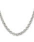 Фото #1 товара Chisel stainless Steel 6mm 36 inch Rolo Chain Necklace