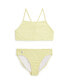 ფოტო #1 პროდუქტის Big Girls Stretch Jacquard Two-Piece Swimsuit