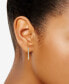 ფოტო #3 პროდუქტის Diamond In & Out Hoop Earrings (1 ct. t.w.) in 14k Gold