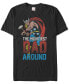 Marvel Men's Comic Collection Classic Thor The Mightiest Dad Around Short Sleeve T-Shirt