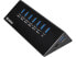 Фото #2 товара SANDBERG USB 3.0 Hub 6+1 ports - USB 3.2 Gen 1 (3.1 Gen 1) Micro-B - USB 3.2 Gen 1 (3.1 Gen 1) Type-A - 5000 Mbit/s - Black - 0.7 m - RoHS compliance