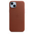 Фото #1 товара Apple iPhone 14 Plus Leather Case with MagSafe - Umber - Cover - Apple - iPhone 14 Plus - 17 cm (6.7") - Amber