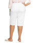 Фото #2 товара Nydj Plus Kristie 80'S Bermuda Optic White Short Women's