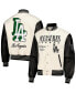 ფოტო #1 პროდუქტის Men's White Los Angeles Dodgers Full-Snap Varsity Jacket