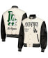 Фото #1 товара Men's White Los Angeles Dodgers Full-Snap Varsity Jacket