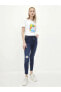 Фото #2 товара LCW Jeans Yüksek Bel Süper Skinny Fit Cep Detaylı Kadın Jean Pantolon