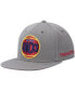 Фото #4 товара Men's Charcoal New York Knicks Hardwood Classics 50th Anniversary Carbon Cabernet Fitted Hat