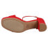 Фото #5 товара Chinese Laundry Teri Ankle Strap Block Heels Womens Red Dress Sandals TERI-610