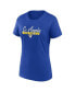 Фото #3 товара Women's Royal, Gold Los Angeles Rams Fan T-shirt Combo Set