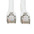 Фото #4 товара Tripp N272-006-WH Cat8 25G/40G Certified Snagless Shielded S/FTP Ethernet Cable (RJ45 M/M) - PoE - White - 6 ft. (1.83 m) - 1.83 m - Cat8 - S/FTP (S-STP) - RJ-45 - RJ-45