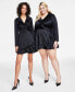 Фото #6 товара Women's Long-Sleeve Ruffled Mini Dress, XXS-4X, Created for Macy's