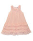 ფოტო #1 პროდუქტის Little Girls Swiss Dot A-Line Tiered Ruffle Dress