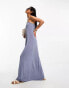 Фото #1 товара ASOS DESIGN bandeau maxi dress in blue