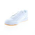 Фото #8 товара Reebok BB 4000 II Mens White Leather Lace Up Lifestyle Sneakers Shoes