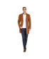 ფოტო #2 პროდუქტის Men's Tailored Wool Blend Notch Collar Wool Blend Walker Car Coat