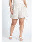 Фото #3 товара Plus Size Tweed Short